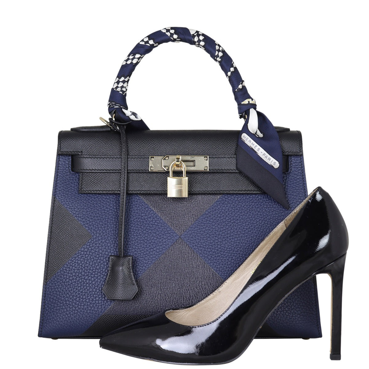 Hermes Kelly 28 ‘Kellygraphie’ Epsom, Taurillon Clemence, Chevre Mysore Shoe