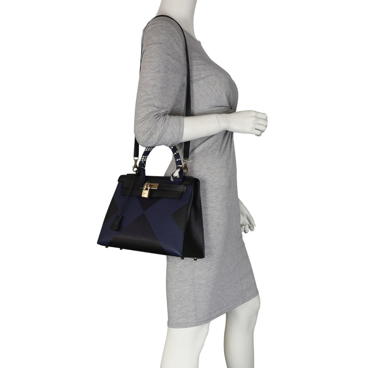 Hermes Kelly 28 ‘Kellygraphie’ Epsom, Taurillon Clemence, Chevre Mysore Mannequin`