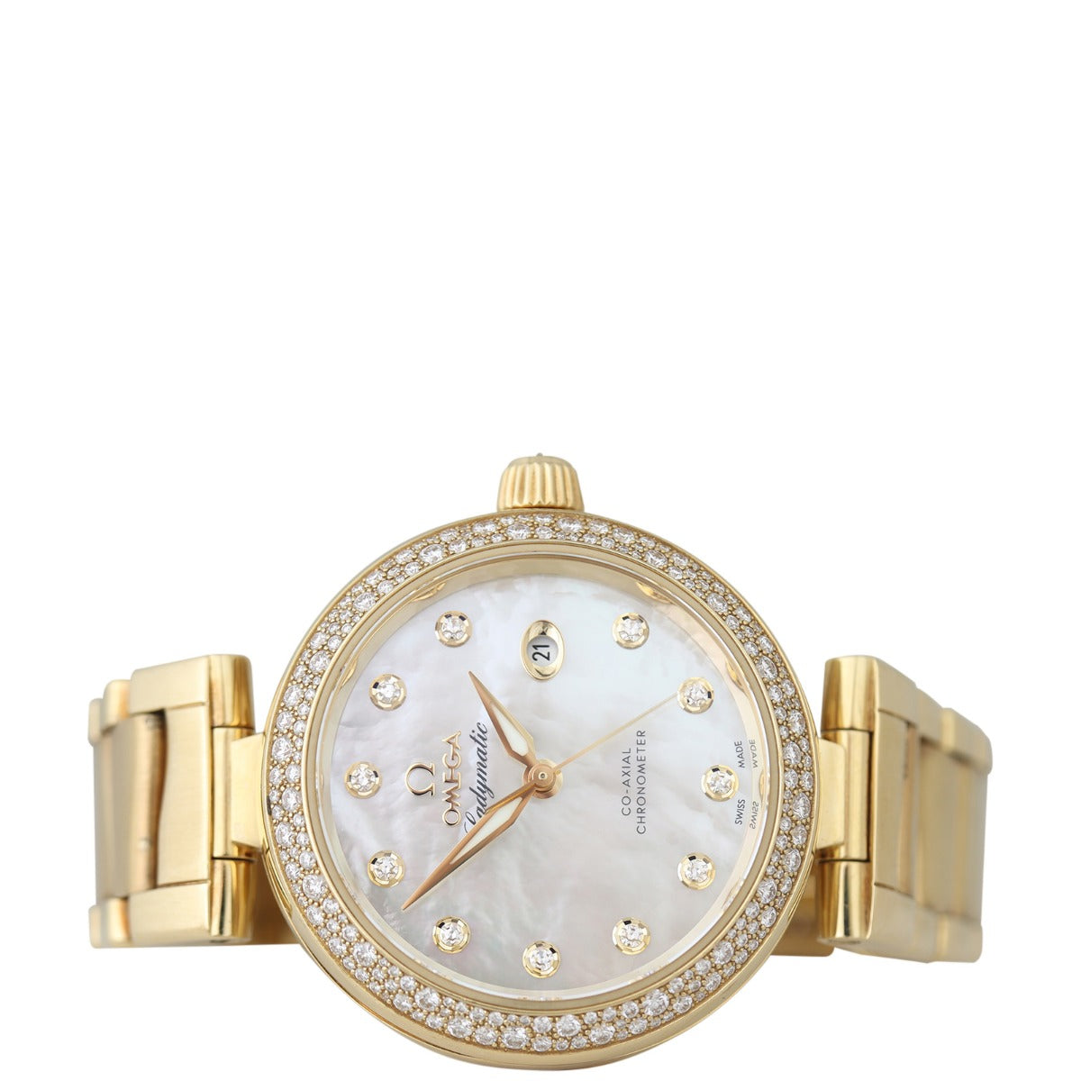 Omega De Ville Ladymatic Co-Axial Chronometer 34mm Watch 