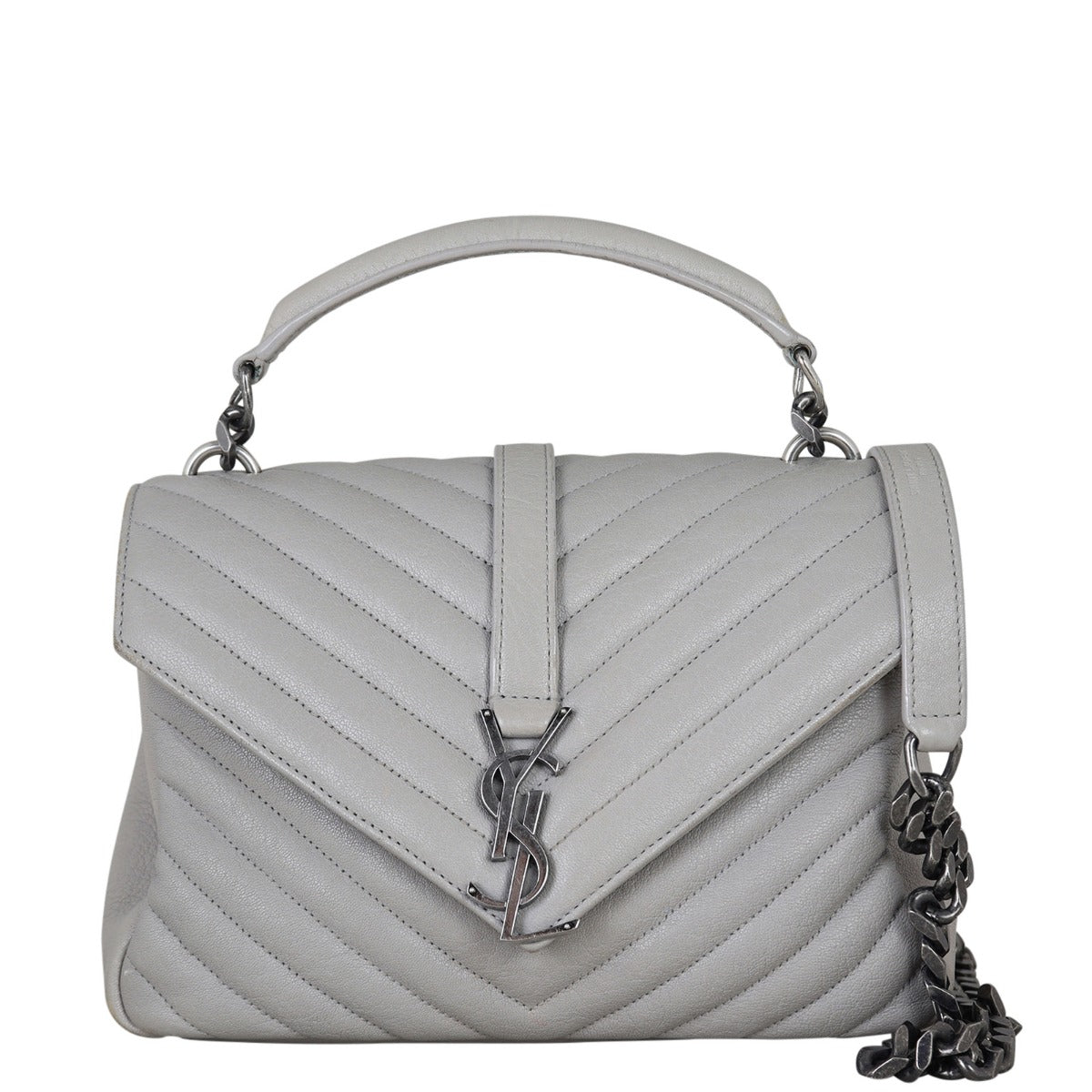 Saint Laurent College Medium Front With Chain