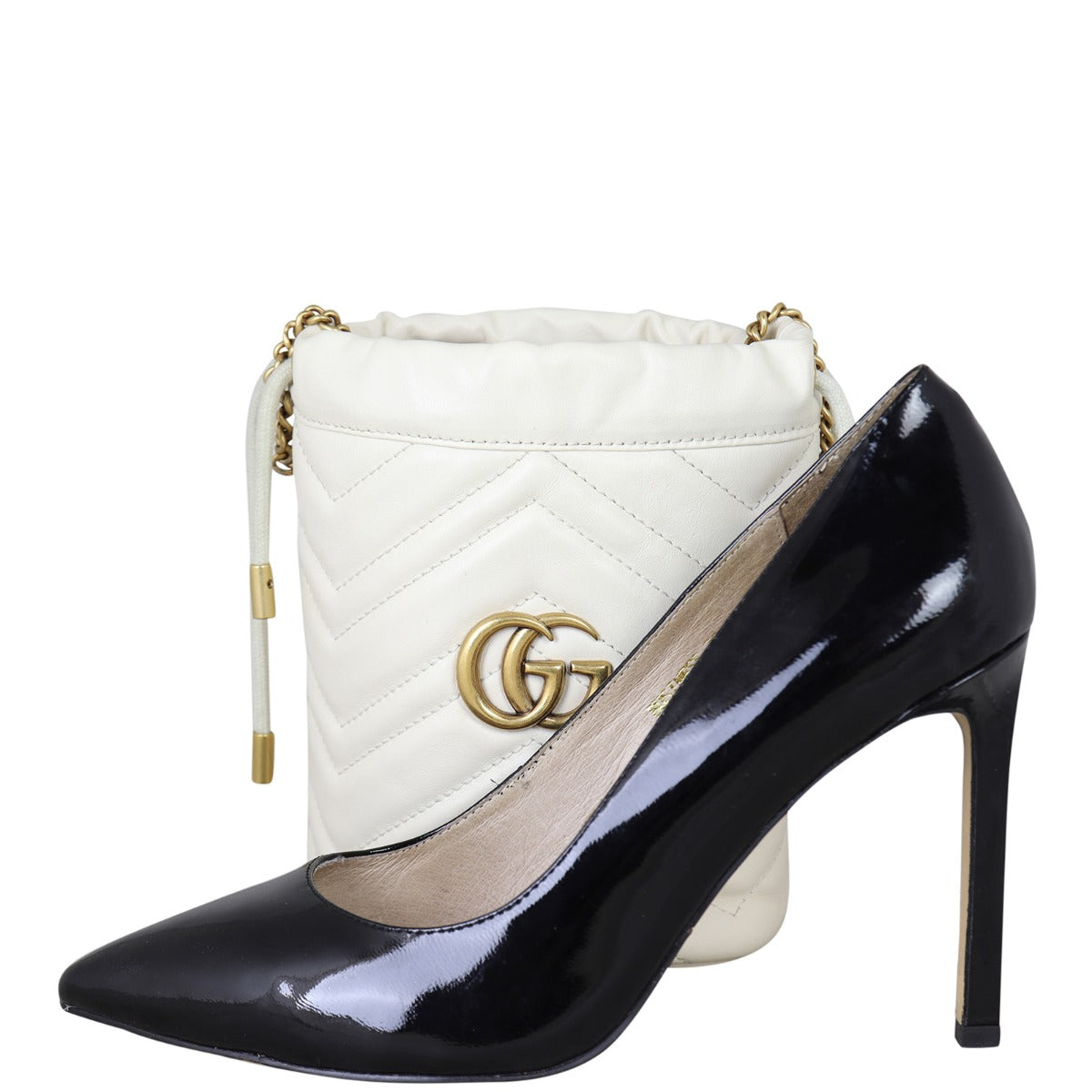 Gucci GG Marmont Mini Bucket Bag Shoe