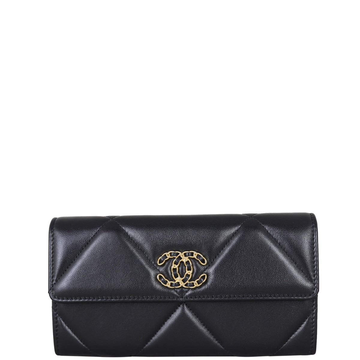 Chanel 19 Flap Wallet Front