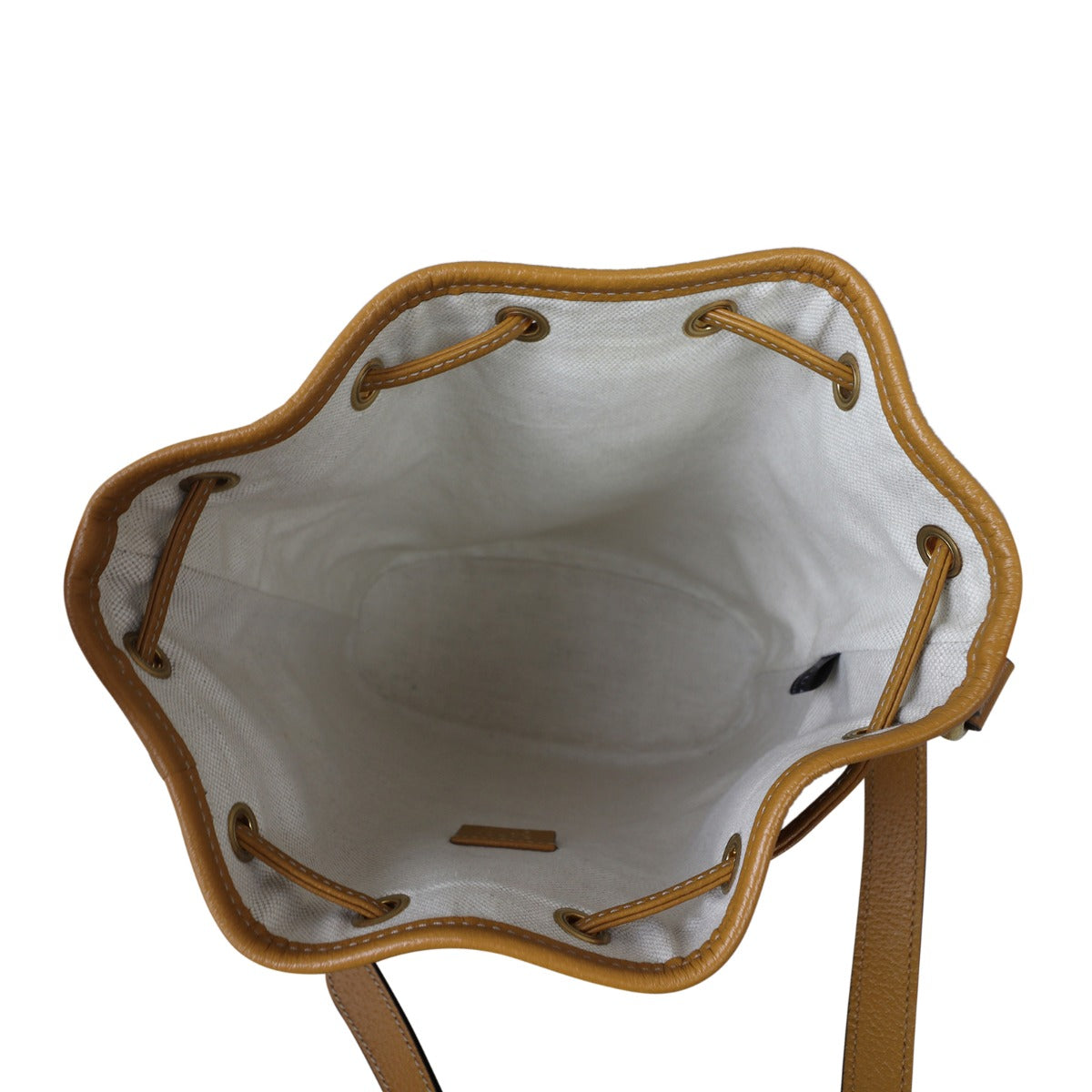 Gucci x Disney Mini GG Supreme Bucket Bag Interior