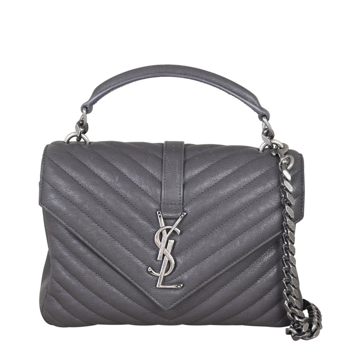 Saint Laurent College Medium Front With Chain