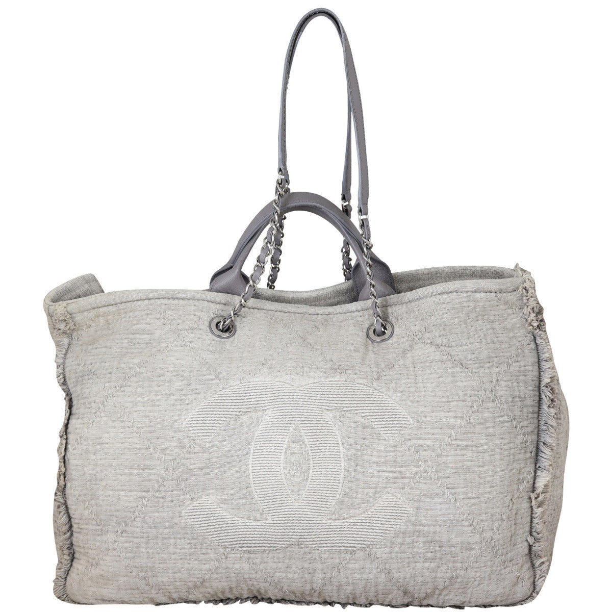 Chanel Deauville Large Tote Front With Strap