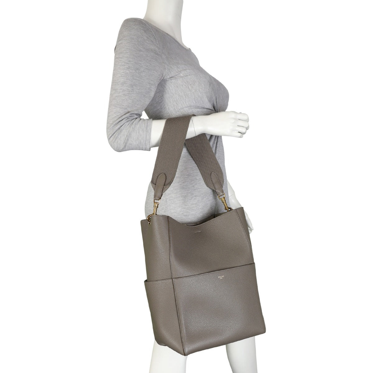 Celine Seau Sangle Bucket Bag Mannequin