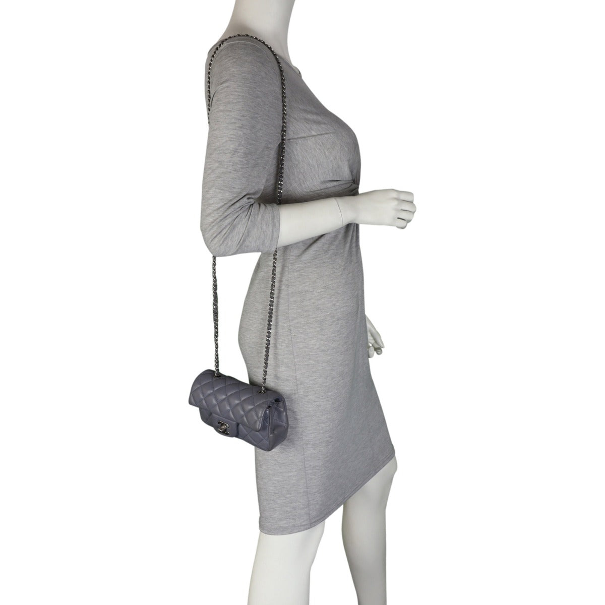 Chanel Classic Flap Mini Rectangular Bag Mannequin