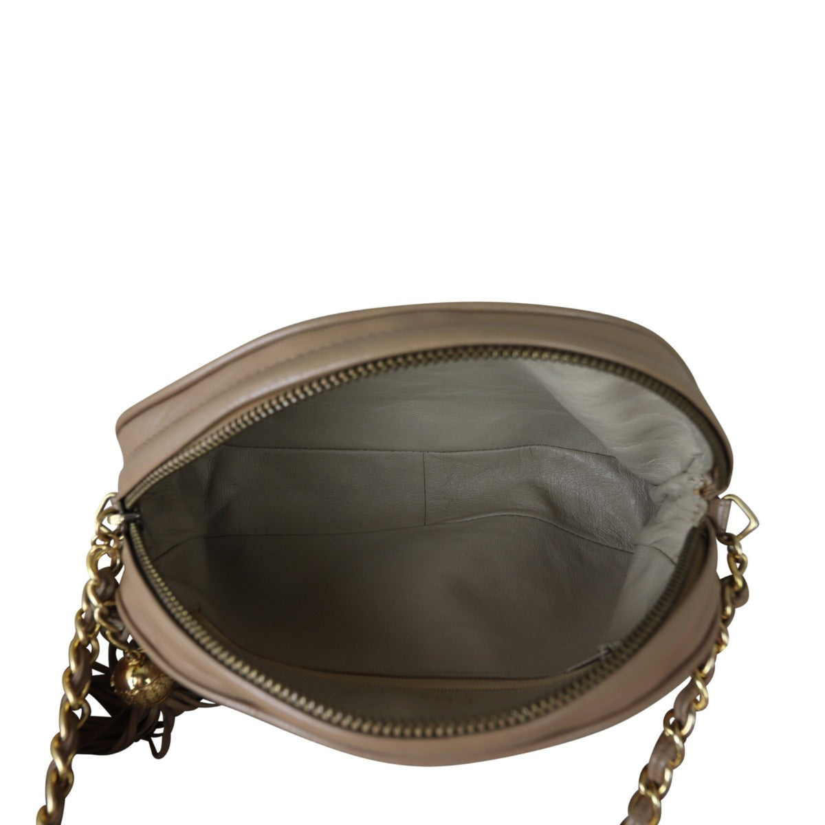 Chanel Vintage Chain Camera Bag Whole Interior