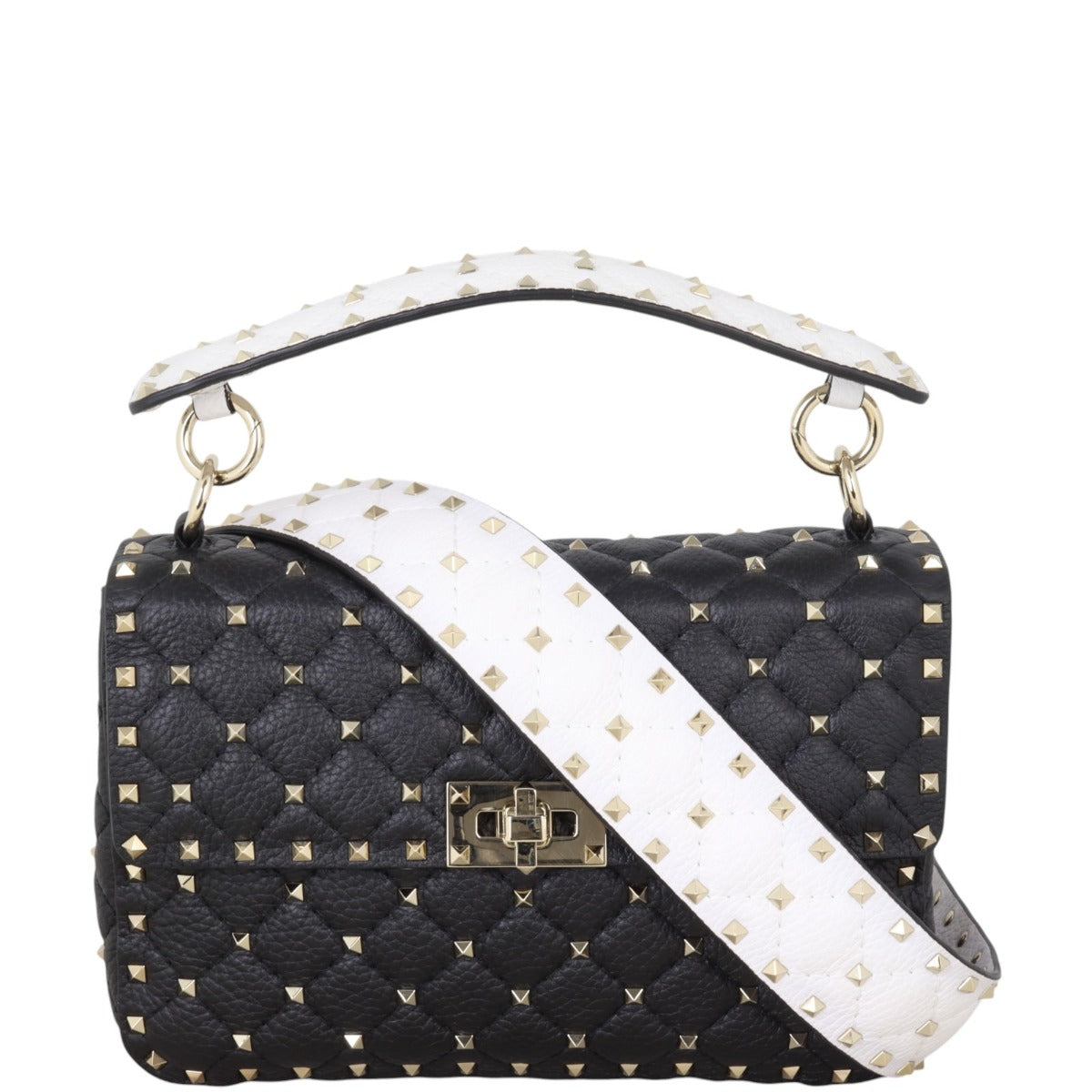 Valentino Rockstud Spike Expandable Shoulder Bag