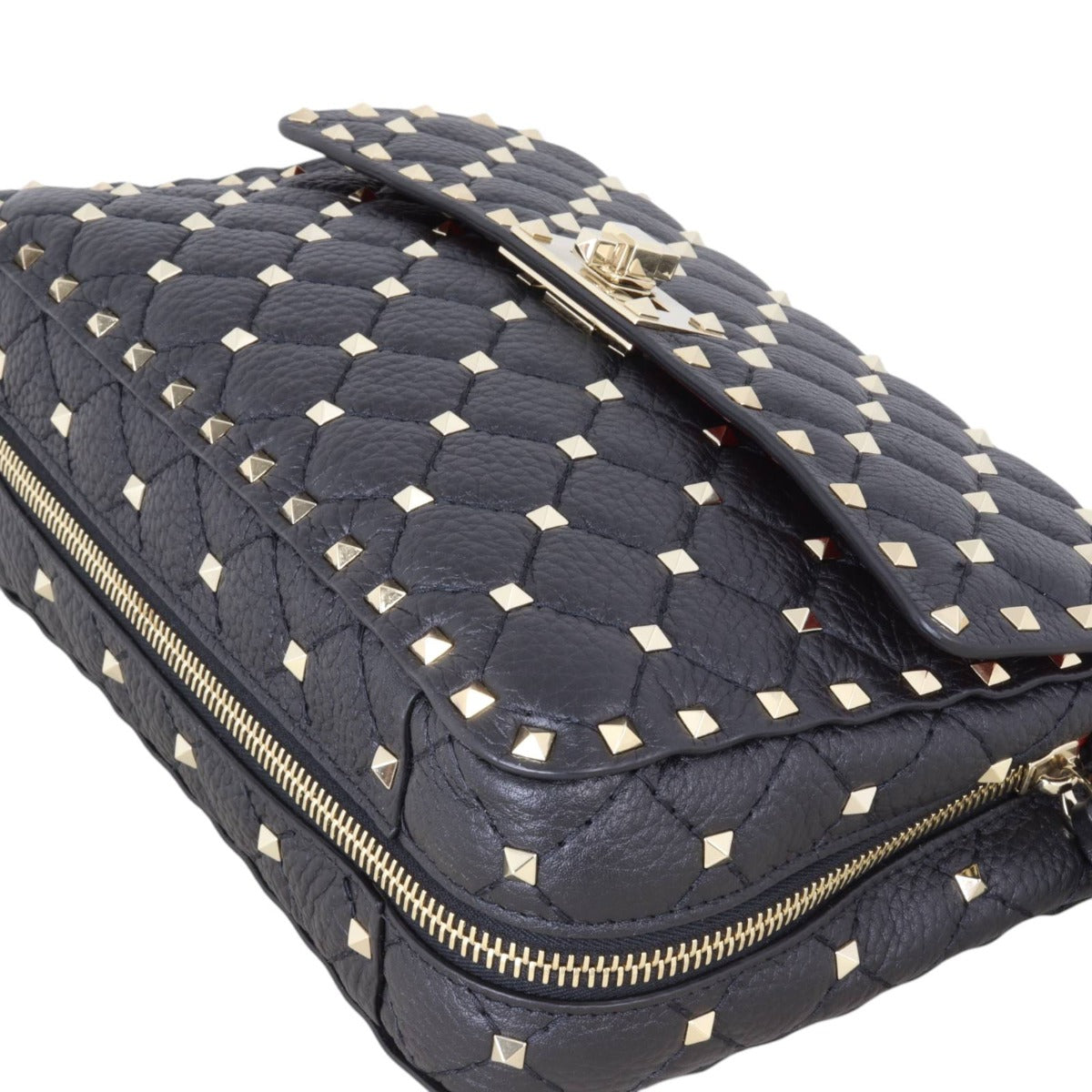 Valentino Rockstud Spike Expandable Shoulder Bag