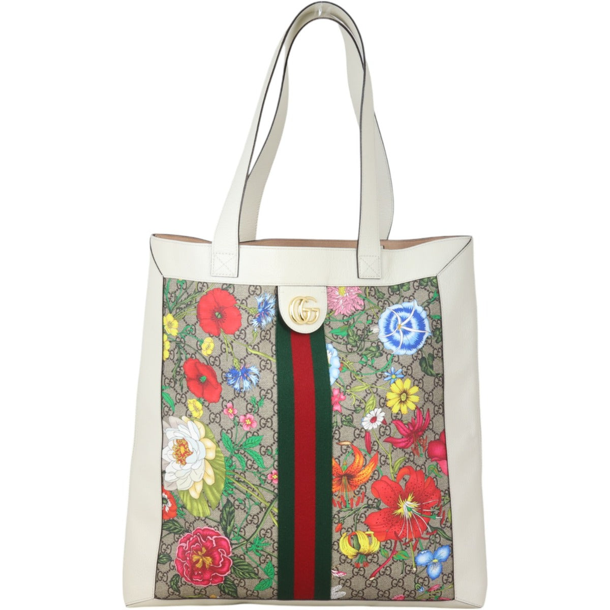Gucci Flora GG Supreme Ophidia Large Tote