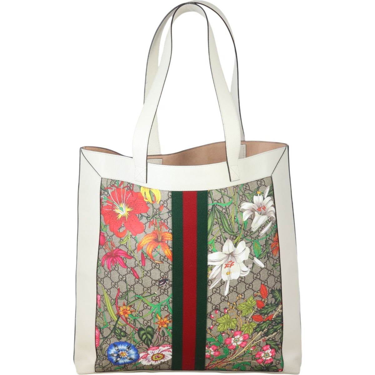 Gucci Flora GG Supreme Ophidia Large Tote