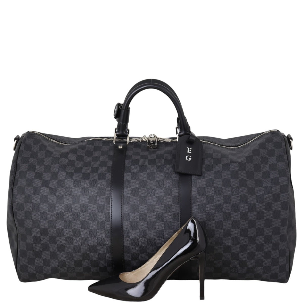 Louis Vuitton Keepall 55 Bandouliere Damier Graphite