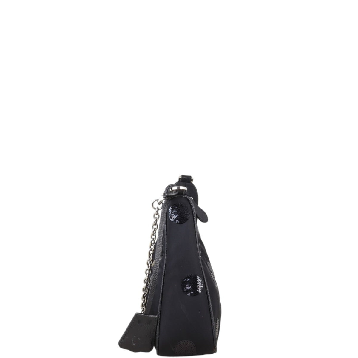 Prada Re-Edition 2005 Tessuto Shoulder Bag Sequin Polka Dots