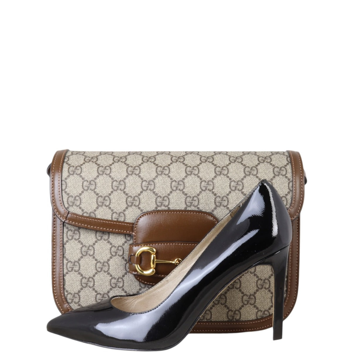 Gucci GG Supreme Horsebit 1955 Shoulder Bag