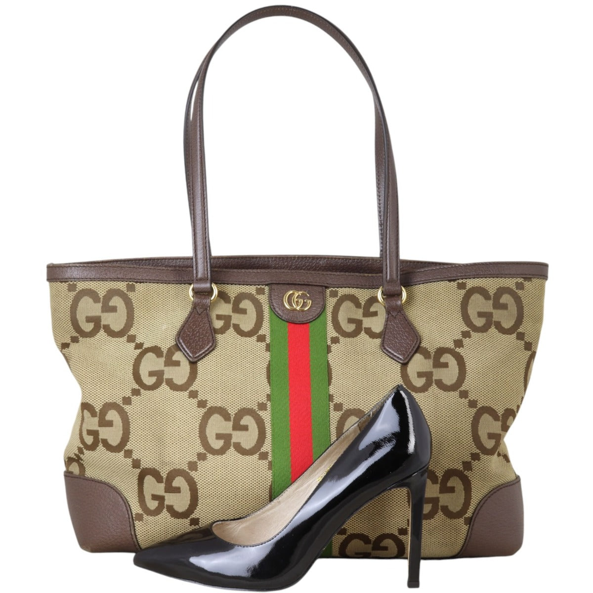 Gucci Ophidia Jumbo GG Canvas Tote
