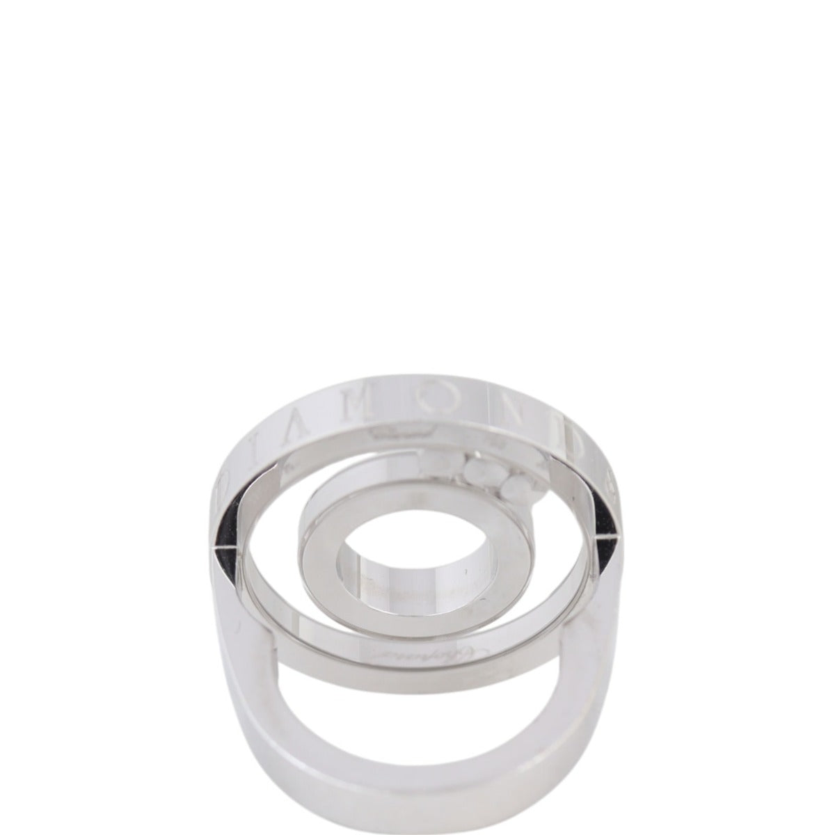Chopard Happy Spirit Diamond 18k White Gold Ring