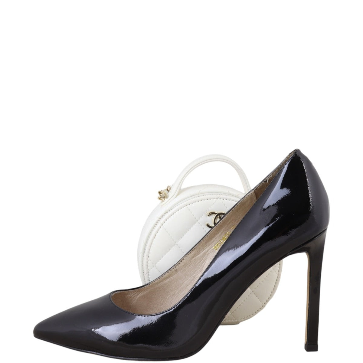 Chanel Handle With Care Round Vanity Case with Chain