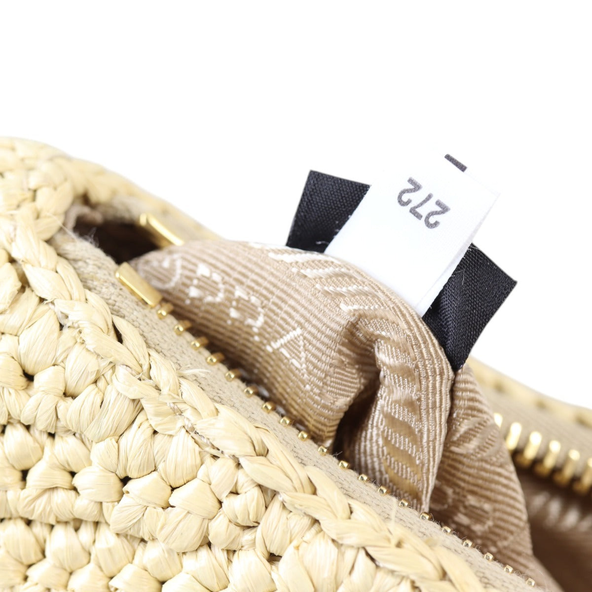 Prada Re-Edition 2005 Crochet Raffia Shoulder Bag
