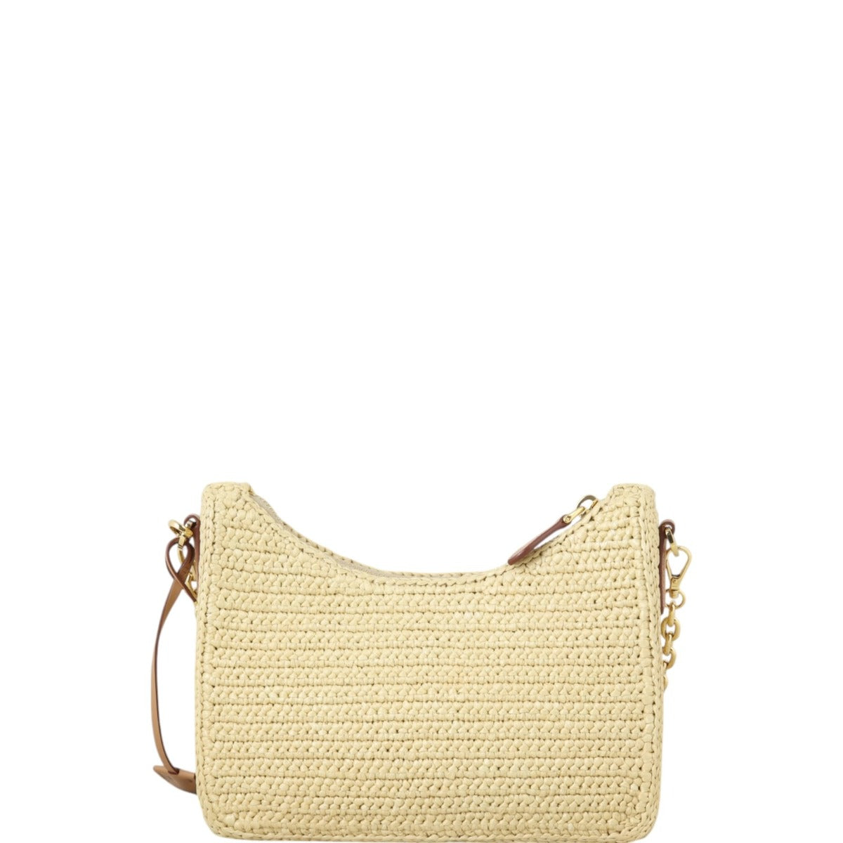 Prada Re-Edition 2005 Crochet Raffia Shoulder Bag