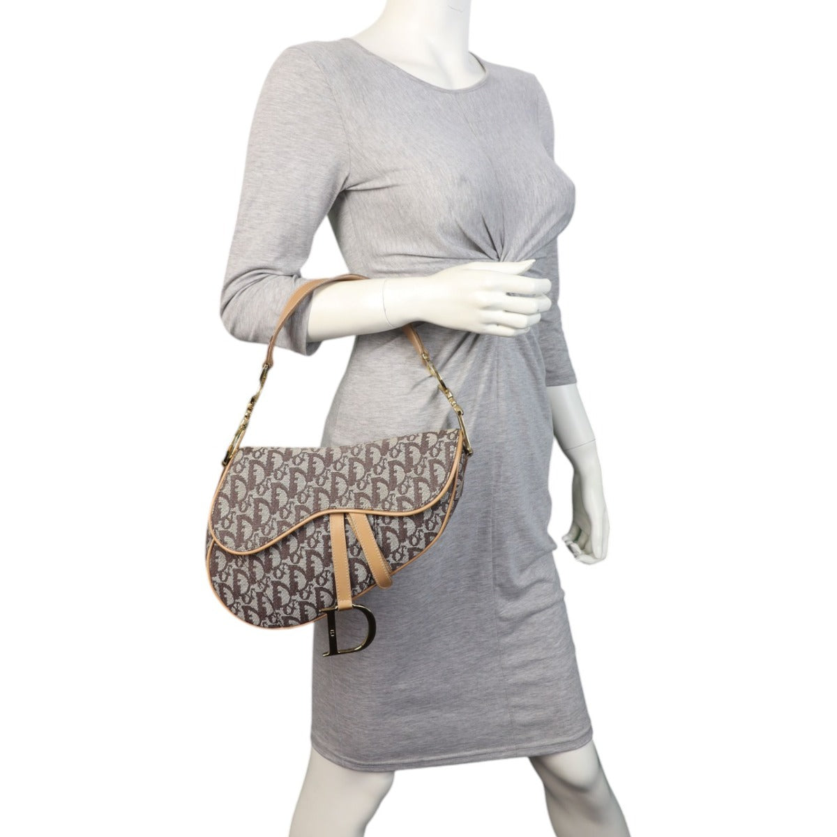 Dior Vintage Saddle Bag Oblique