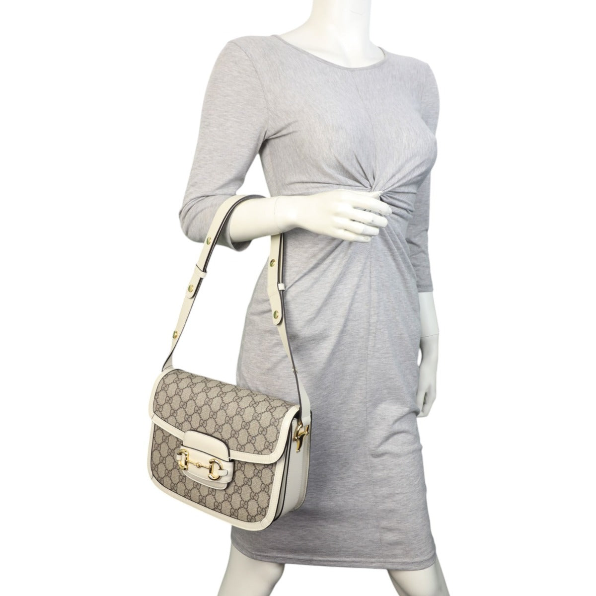 Gucci GG Supreme Horsebit 1955 Shoulder Bag