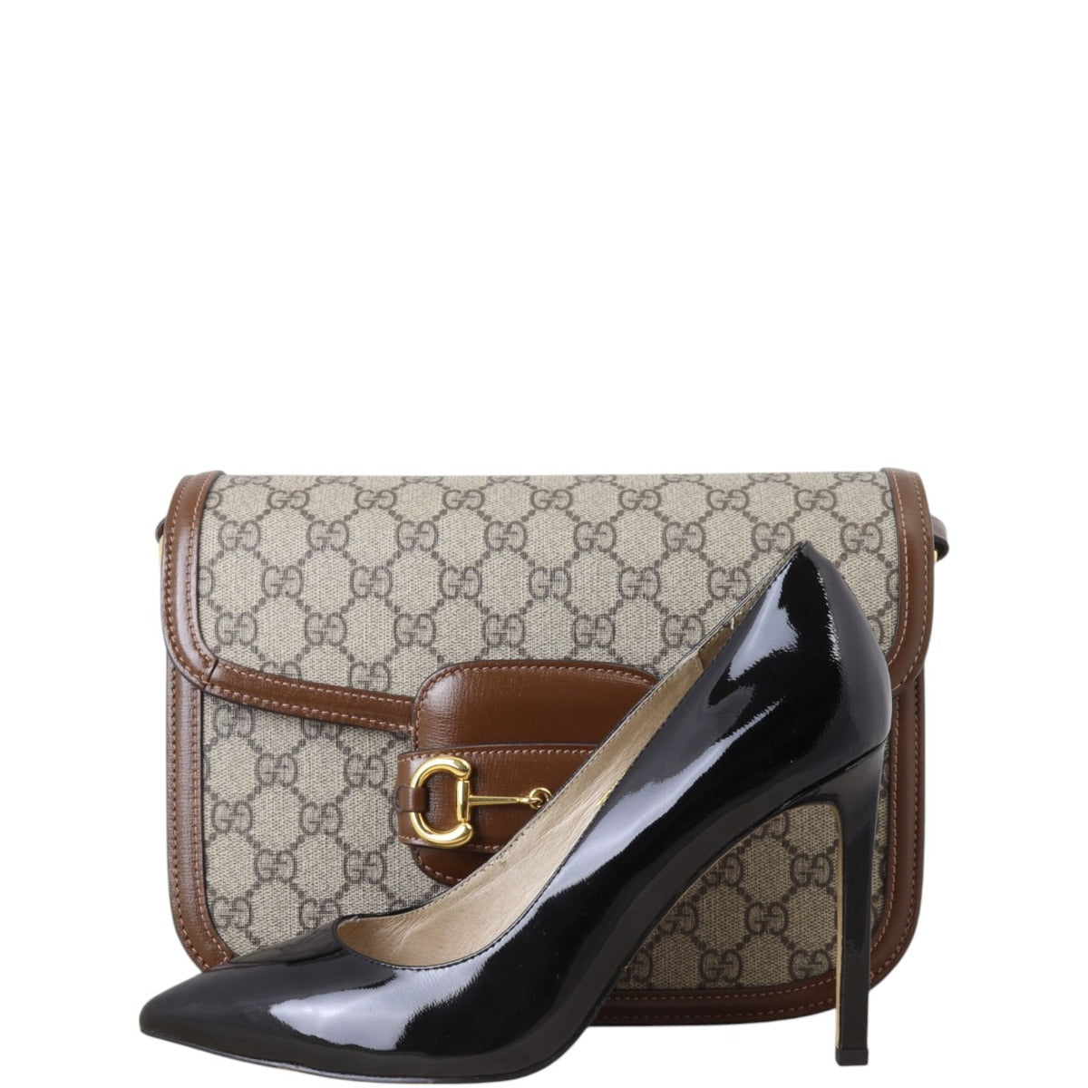 Gucci GG Supreme Horsebit 1955 Shoulder Bag