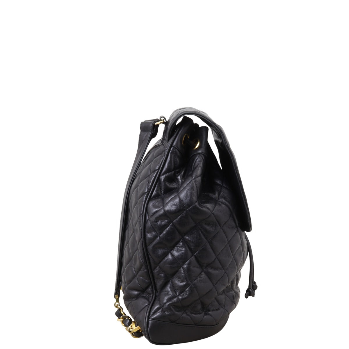 Chanel Quilted Drawstring Backpack
