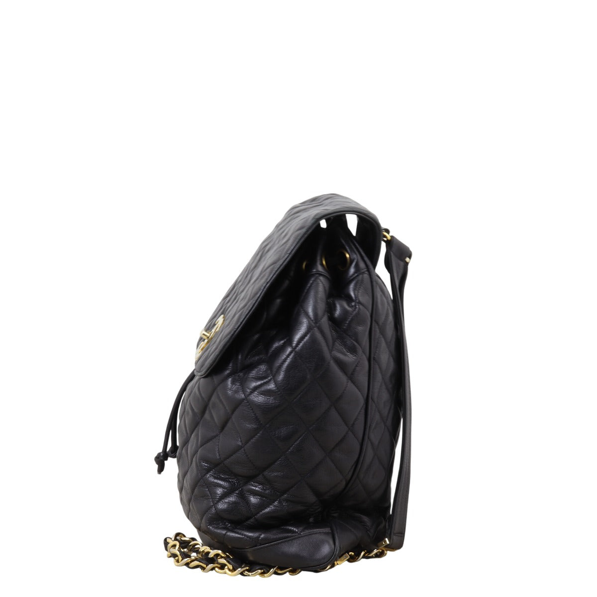 Chanel Quilted Drawstring Backpack