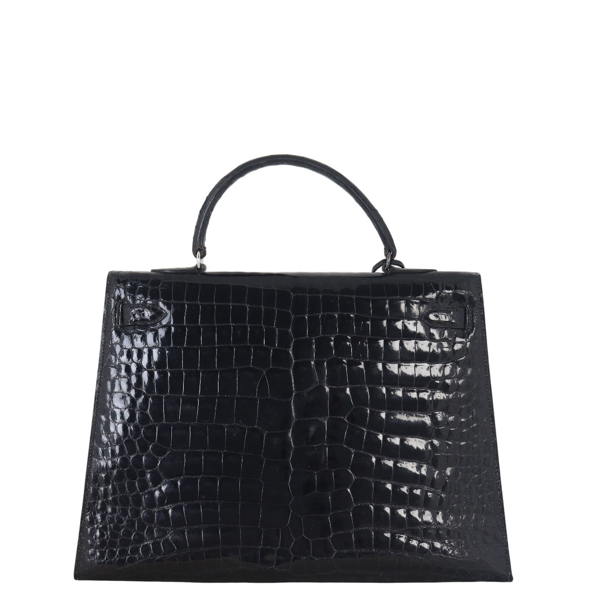 Hermes Kelly 35 Sellier Crocodile Vintage