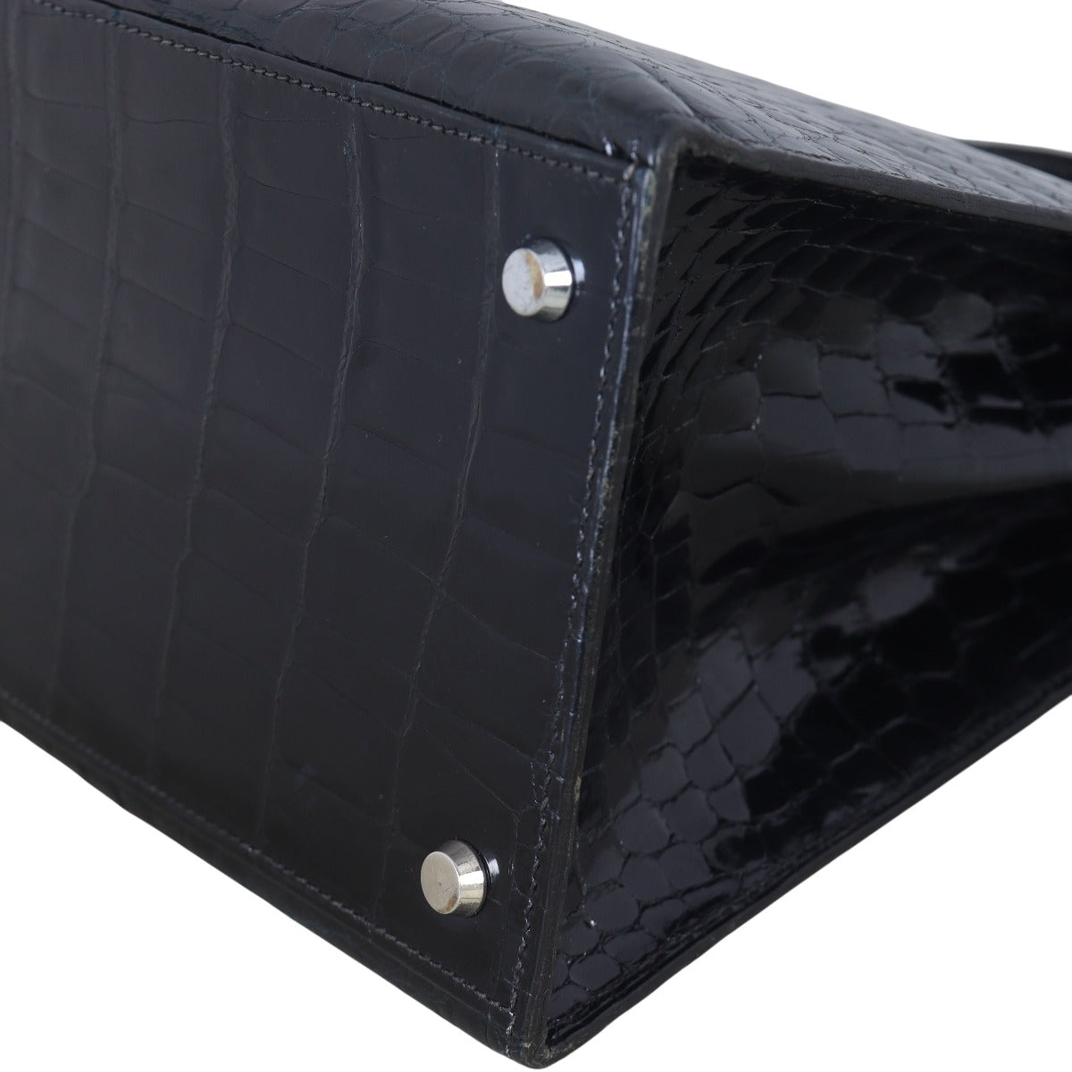 Hermes Kelly 35 Sellier Crocodile Vintage