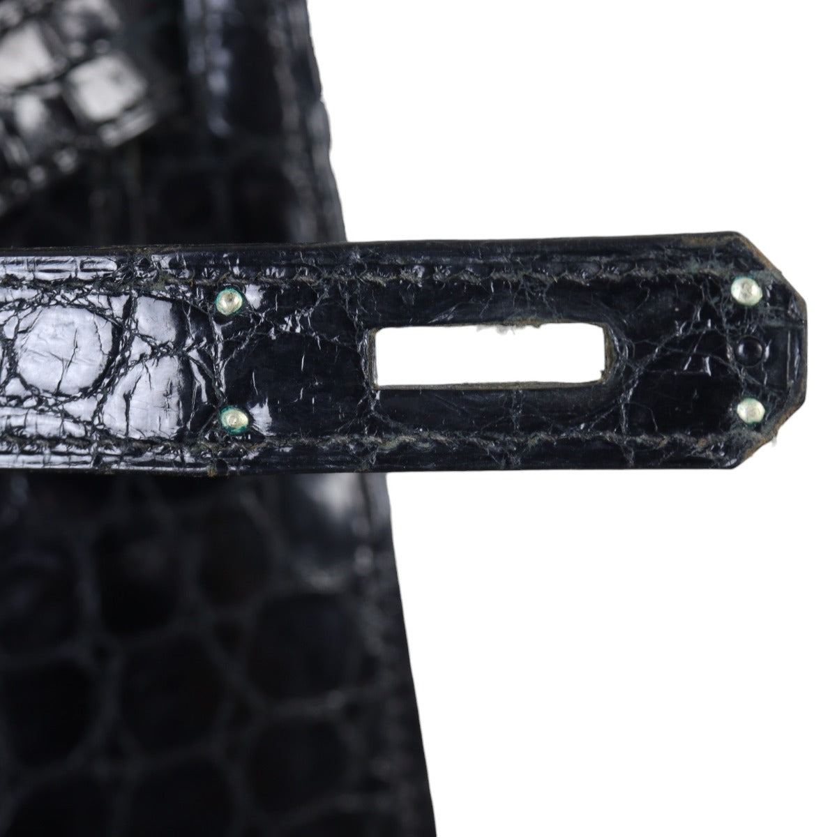 Hermes Kelly 35 Sellier Crocodile Vintage