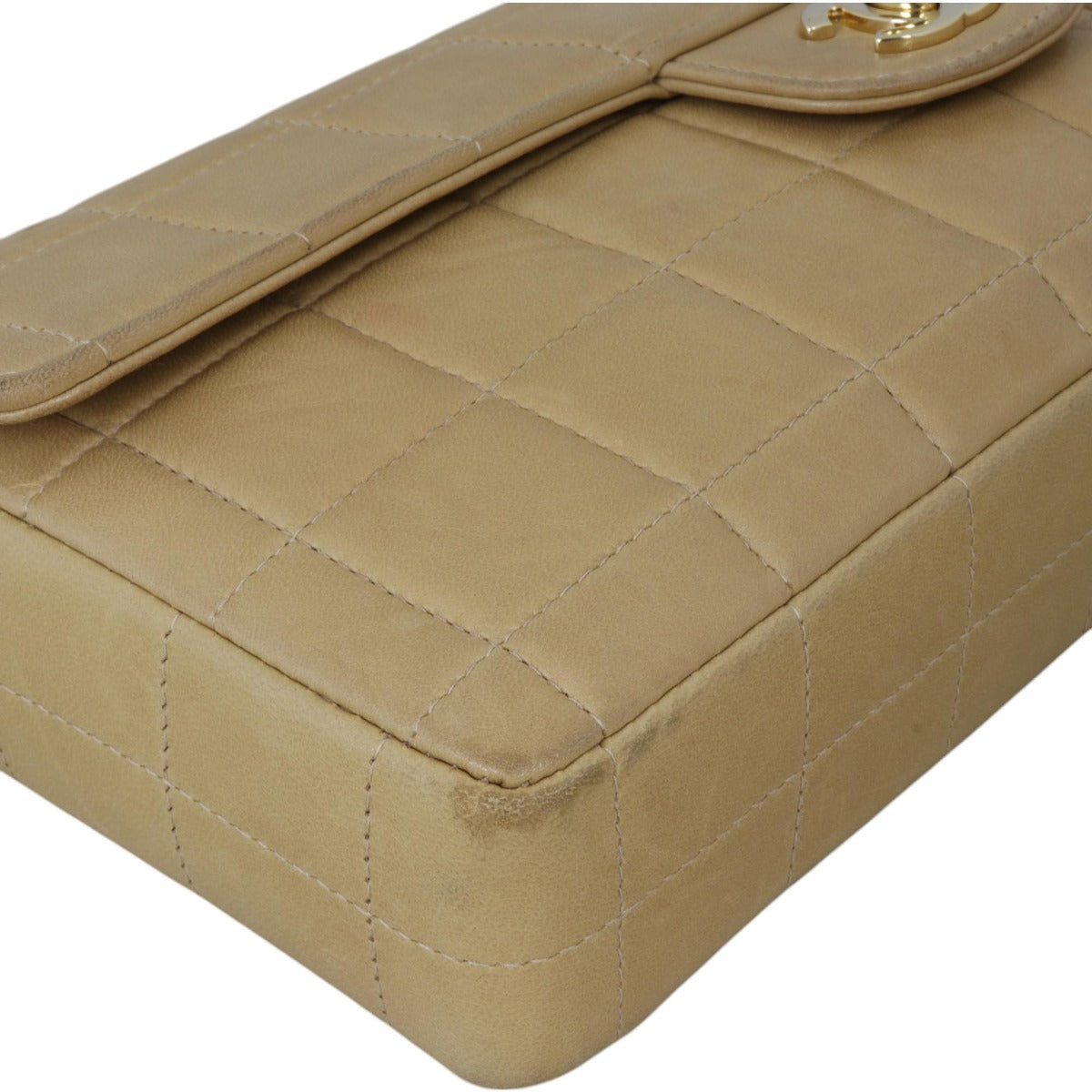 Chanel East-West Chocolate Bar Flap Bag