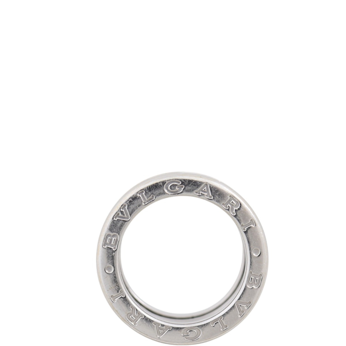 Bvlgari B.Zero1 18k White Gold Four Band Diamond Ring