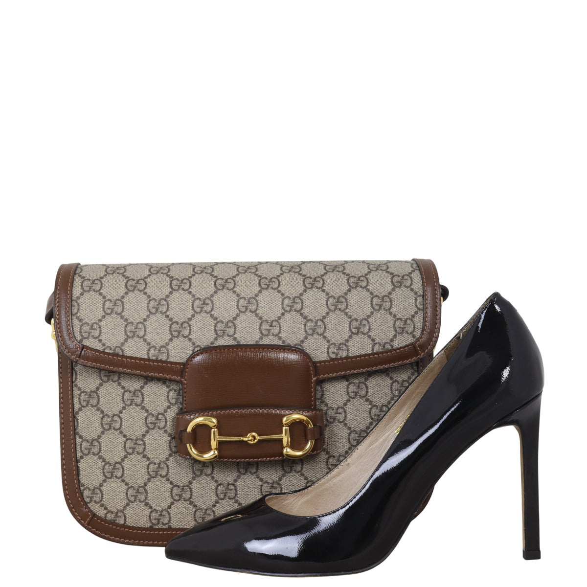 Gucci GG Supreme Horsebit 1955 Shoulder Bag