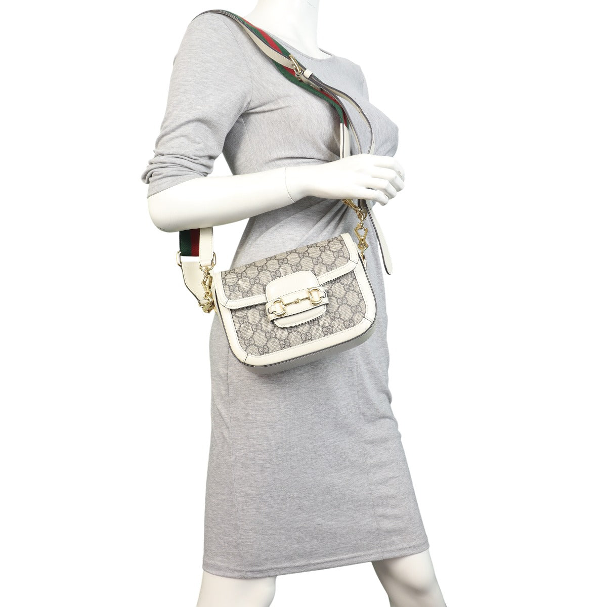 Gucci GG Supreme Horsebit 1955 Shoulder Bag Mini