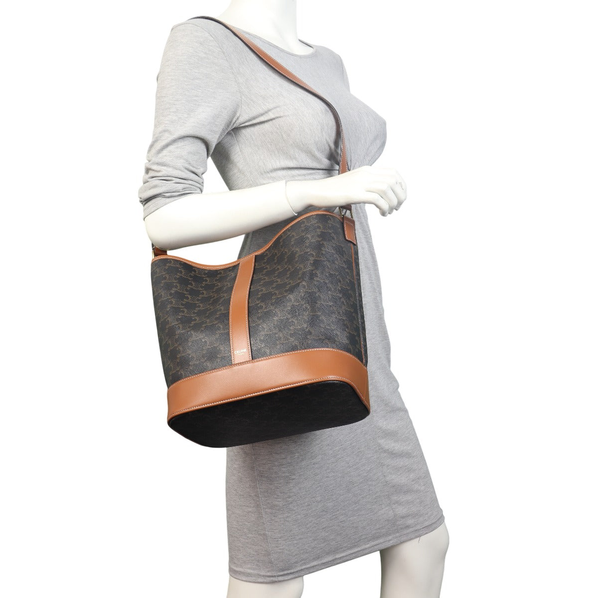 Celine Triomphe Bucket Bag Medium