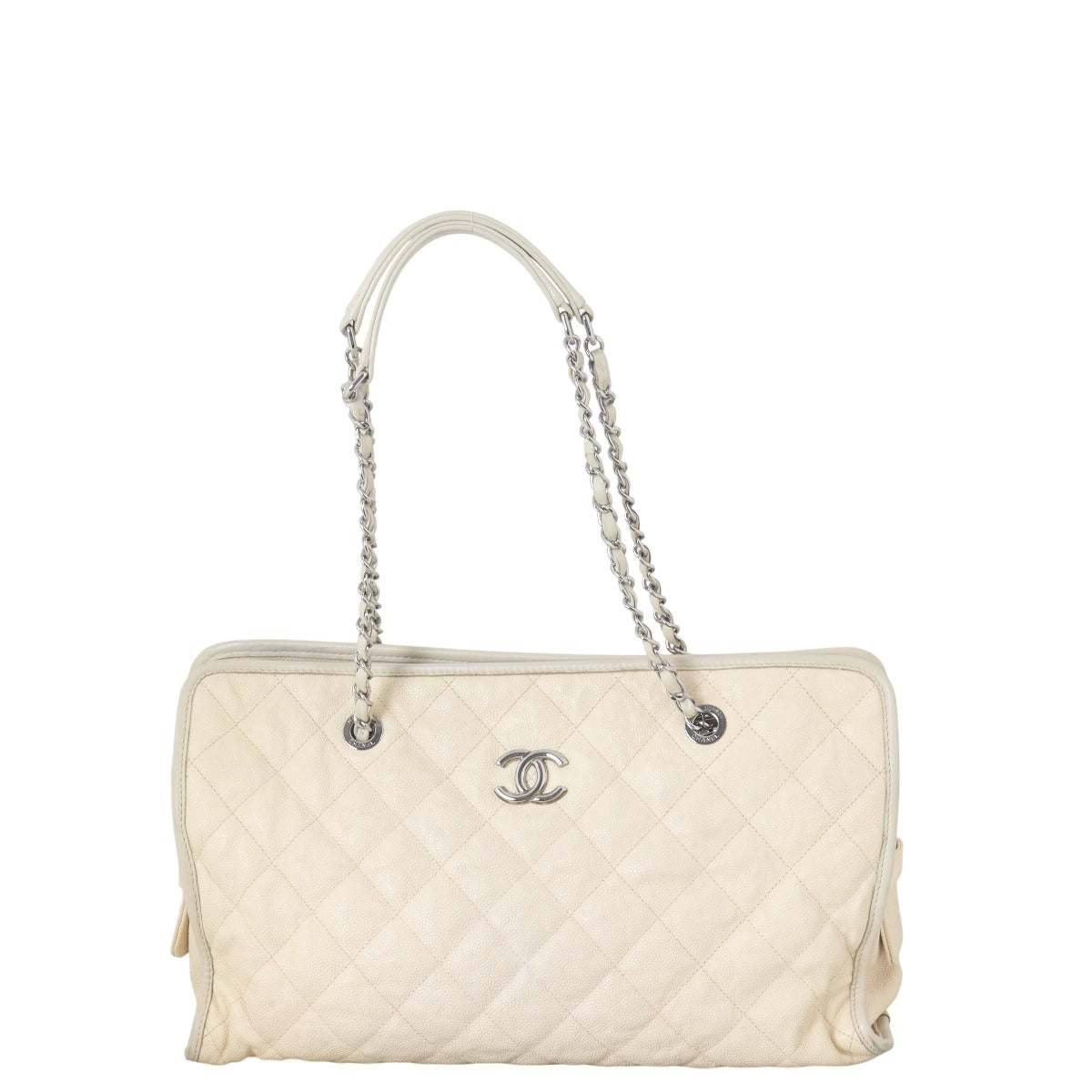 Chanel French Riviera Zip Shopping Tote