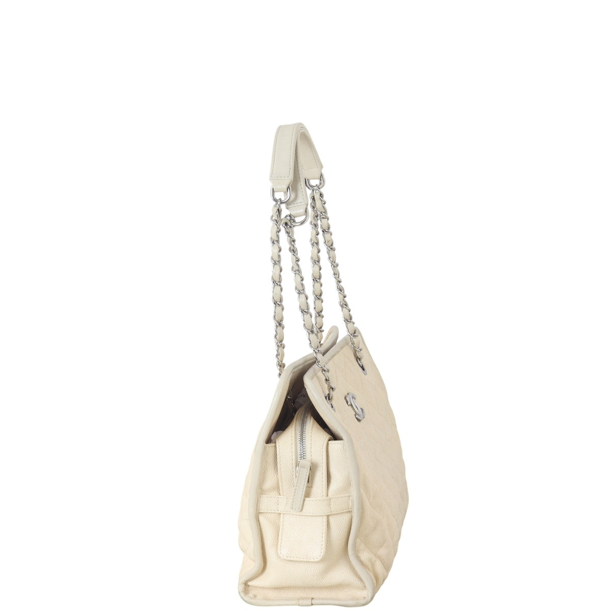 Chanel French Riviera Zip Shopping Tote