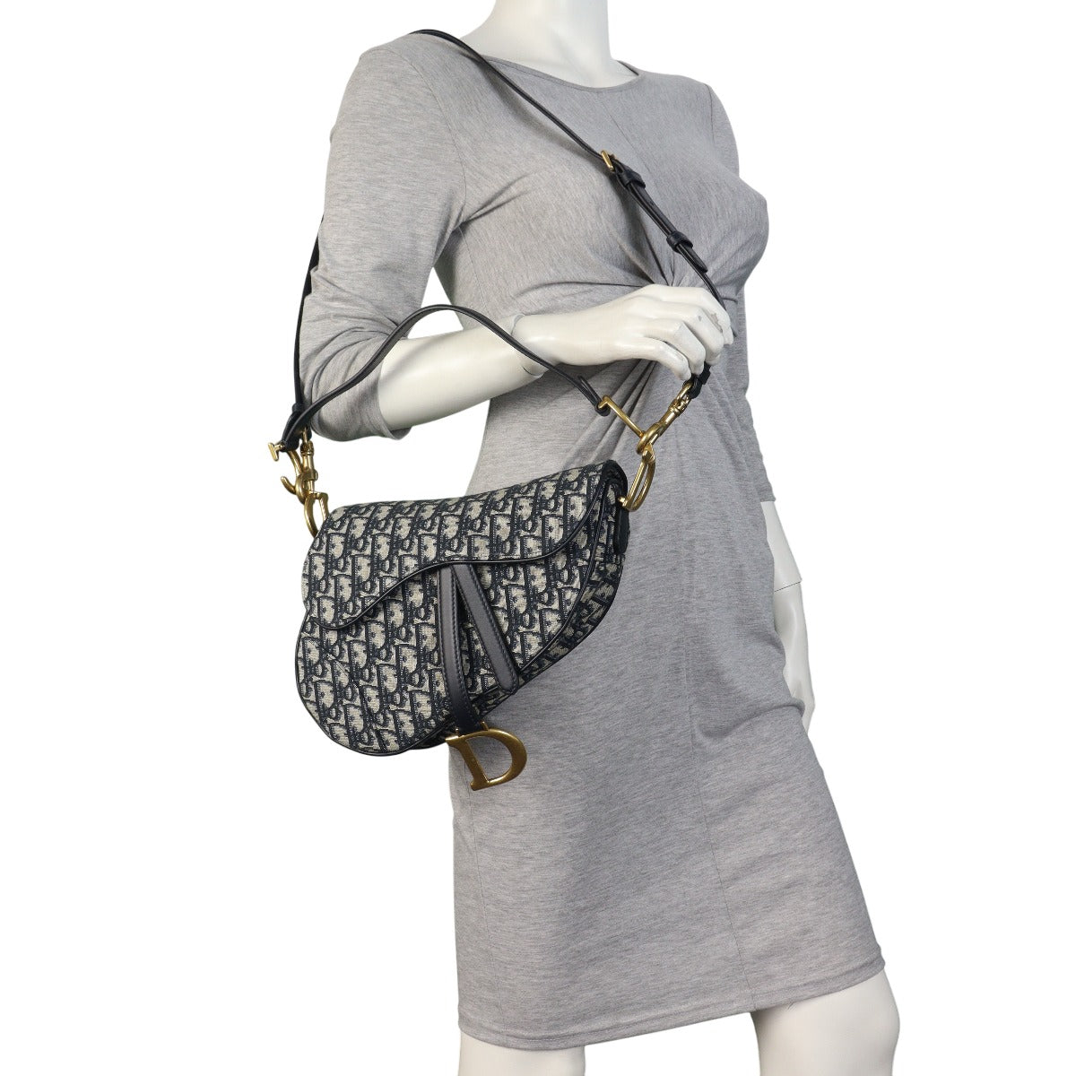 Dior Saddle Bag Oblique with Strap