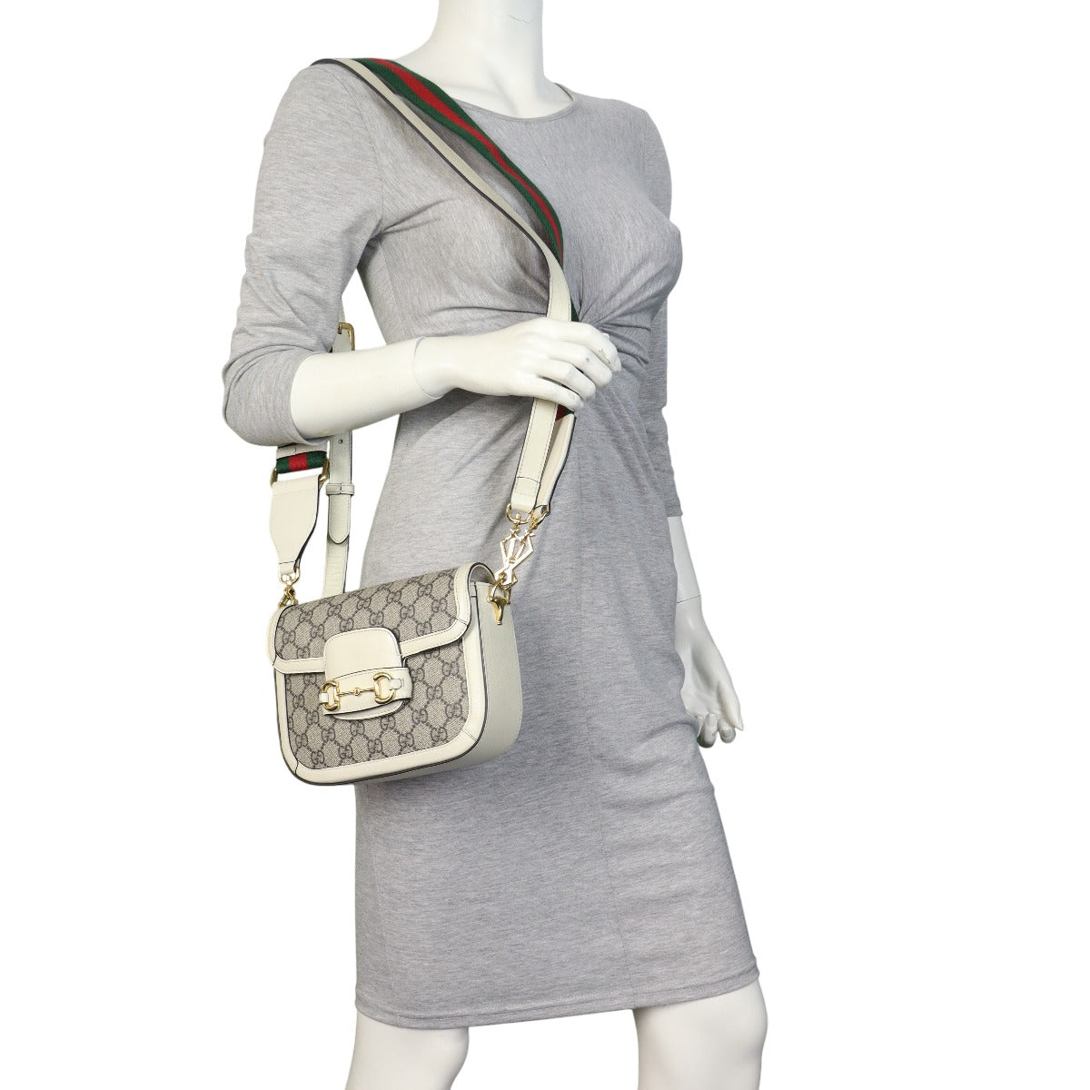 Gucci GG Supreme Horsebit 1955 Shoulder Bag Mini