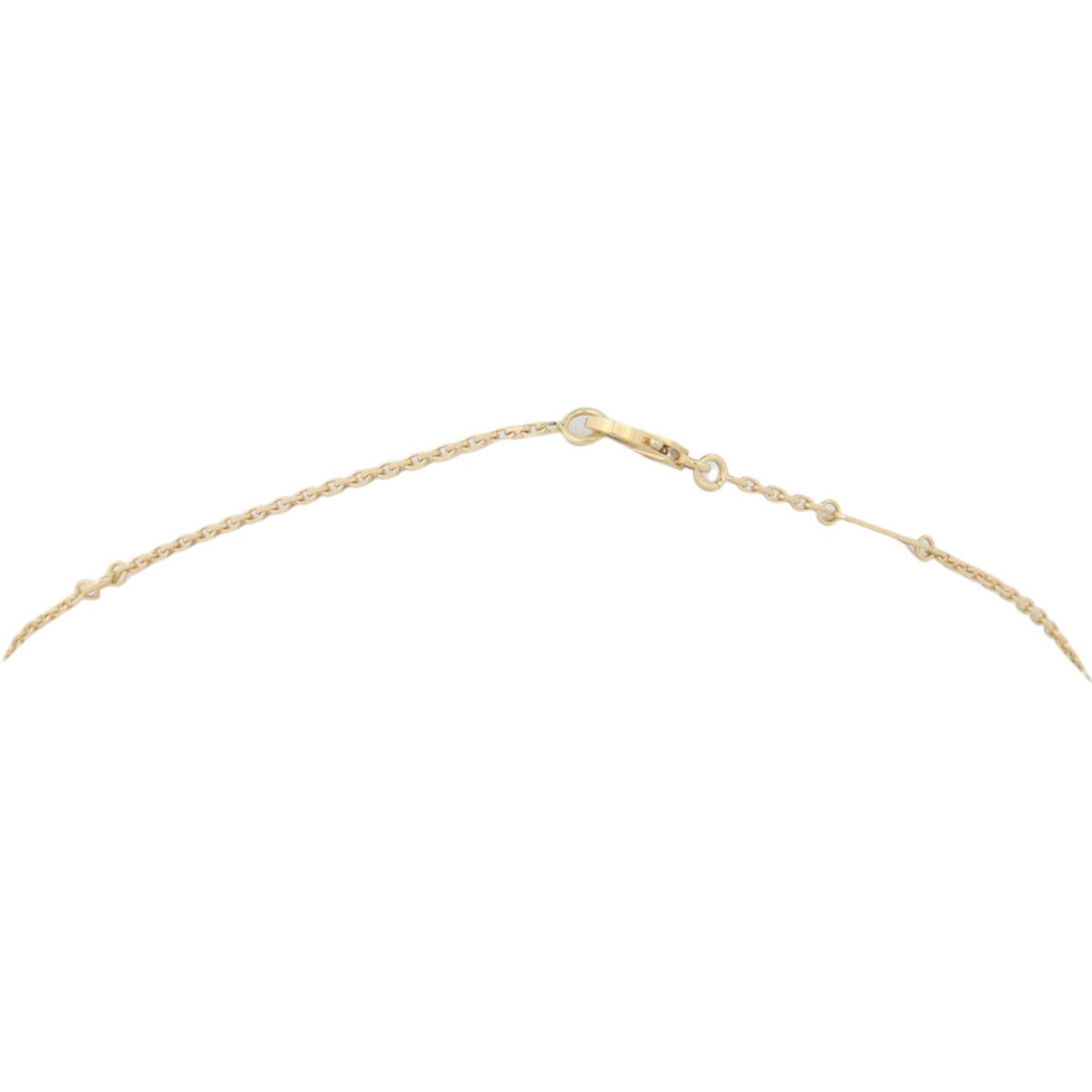 Van Cleef & Arpels Vintage Alhambra Onyx 18k Yellow Gold Pendant Necklace