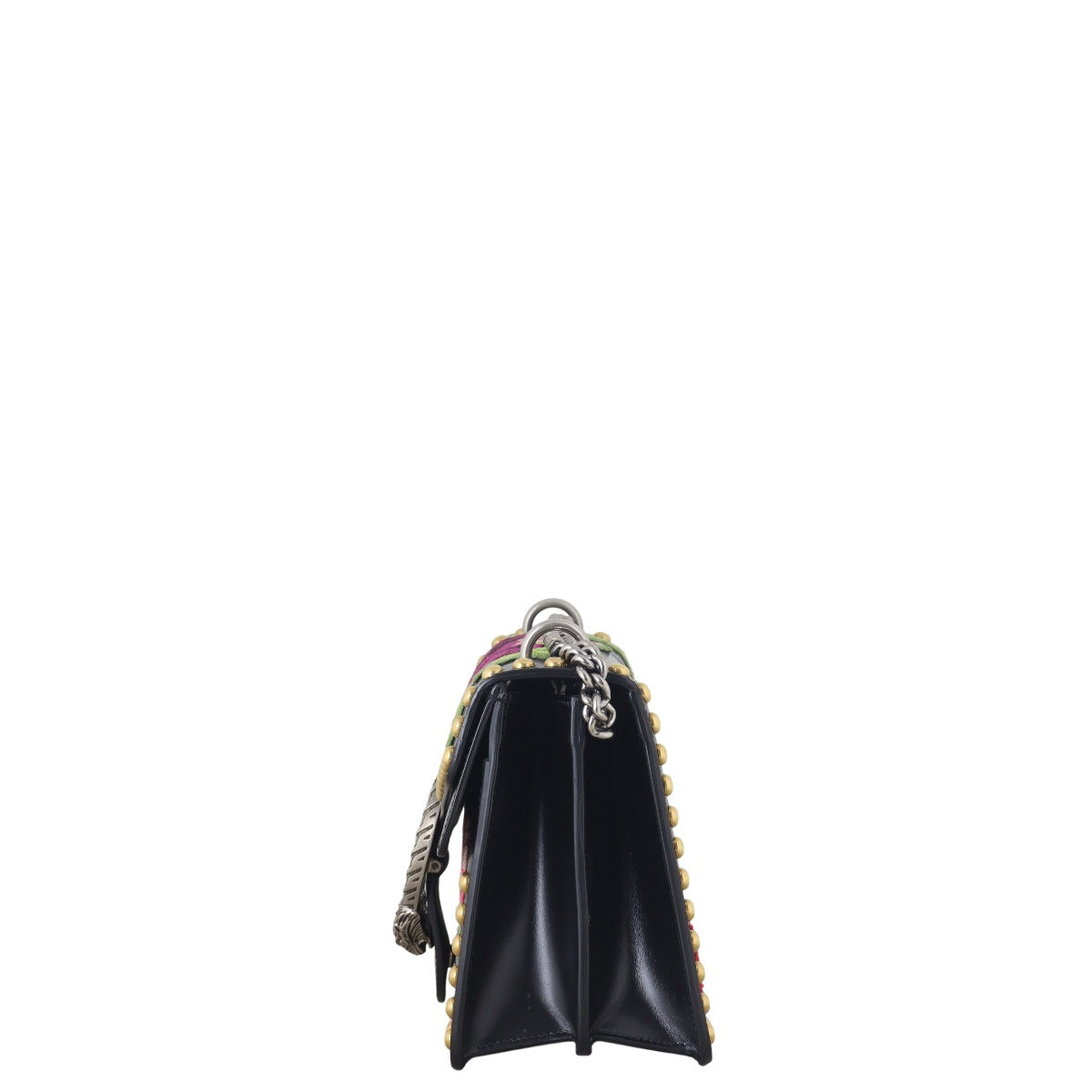 Gucci Floral Embroidered Studded Dionysus Small Shoulder Bag