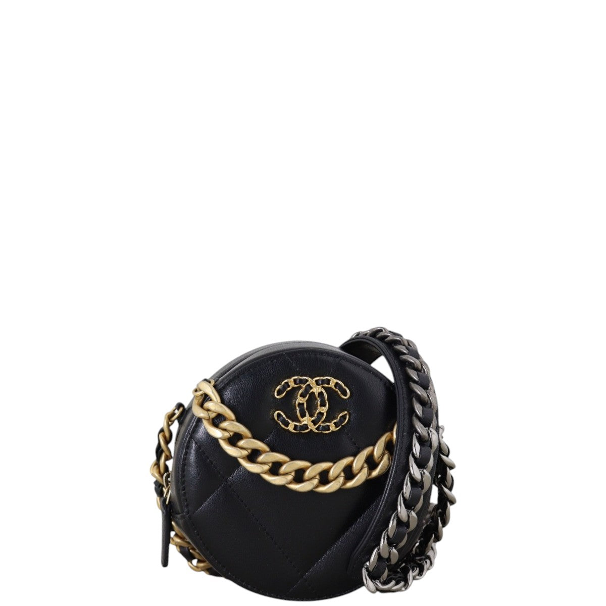 Chanel 19 Round Clutch with Chain