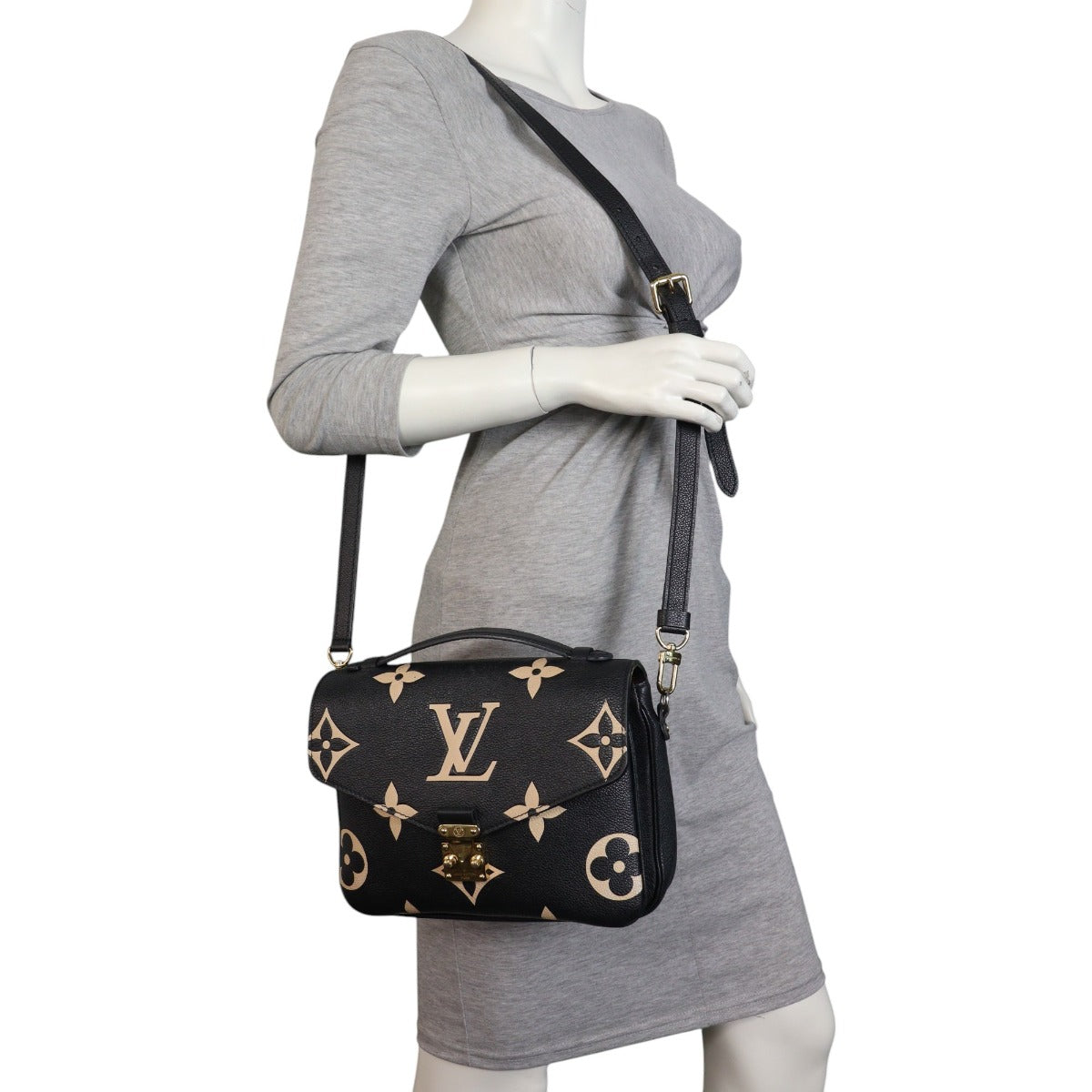 Louis Vuitton Pochette Metis Monogram Empreinte Giant Bicolour