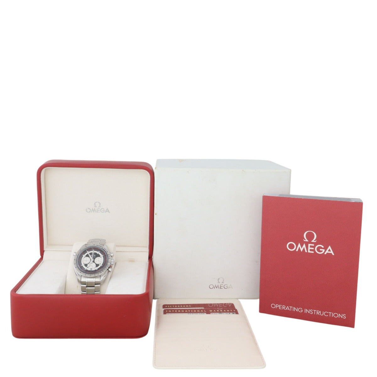 Omega Speedmaster Broad Arrow Rattrapante Co-Axial 44mm Chronograph Watch