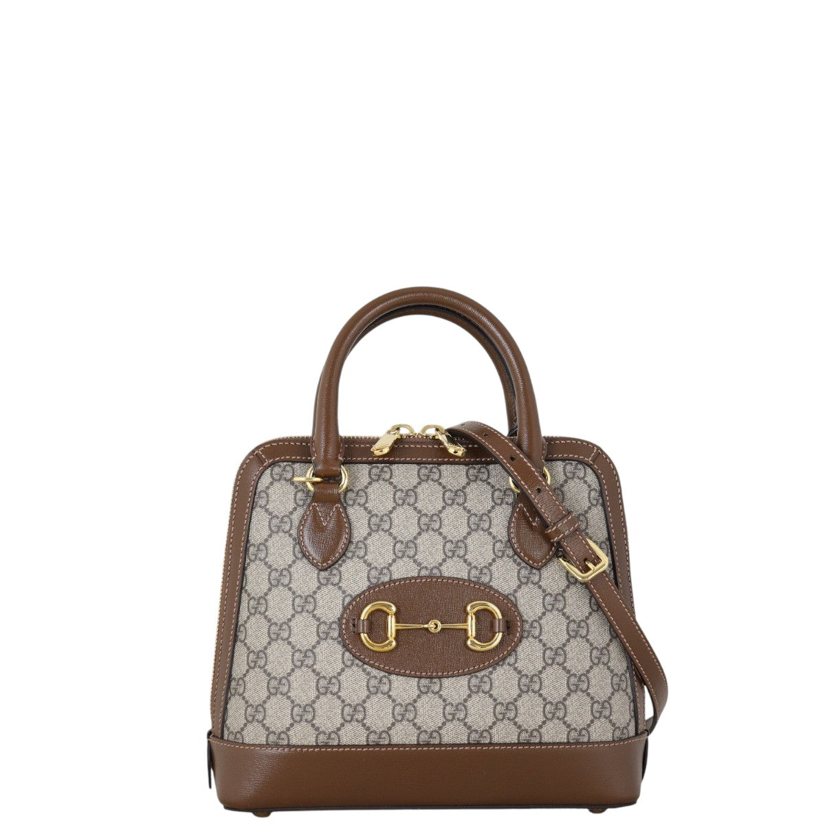 Gucci GG Supreme 1955 Horsebit Top Handle Bag Small