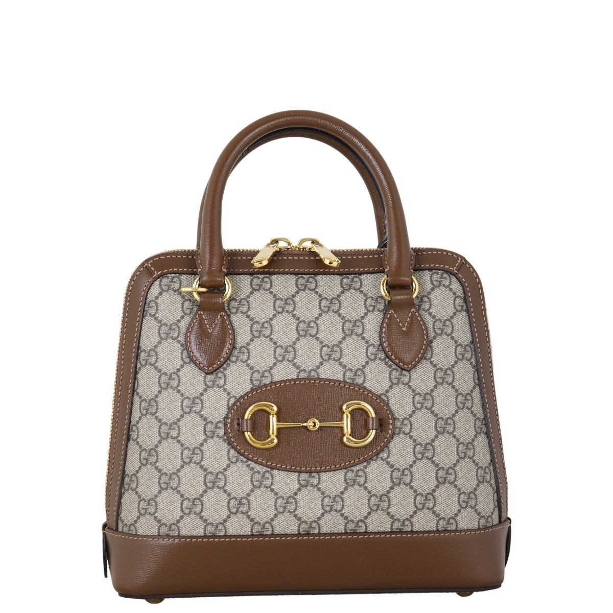 Gucci GG Supreme 1955 Horsebit Top Handle Bag Small