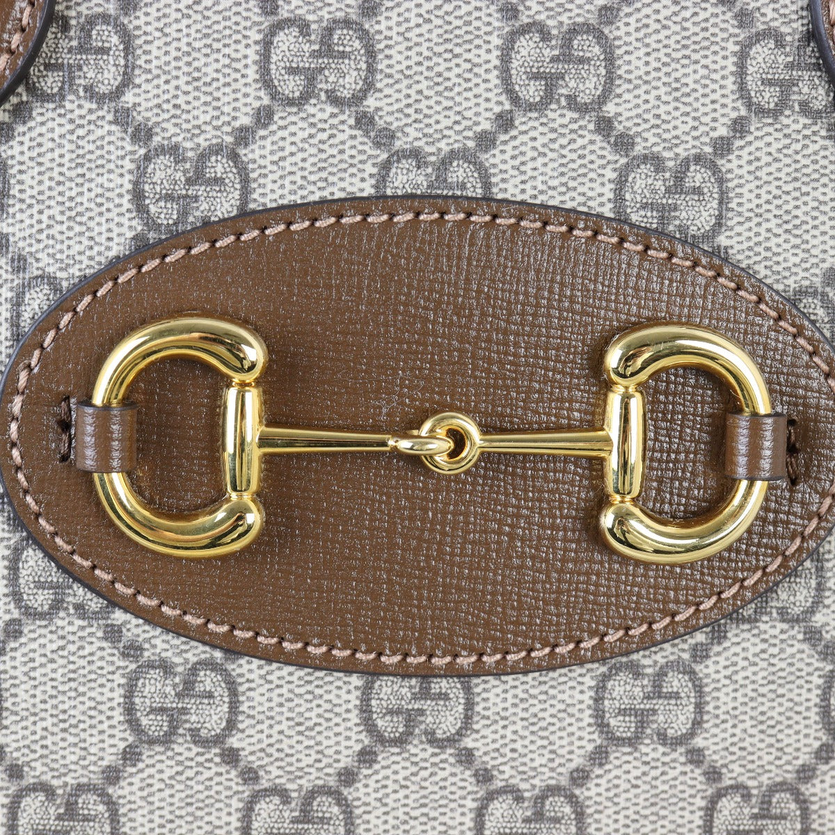 Gucci GG Supreme 1955 Horsebit Top Handle Bag Small