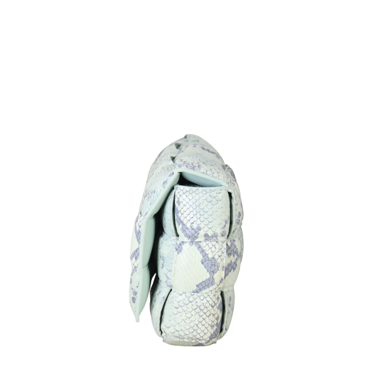 Bottega Veneta Padded Cassette Snakeskin Embossed